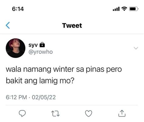 poging lamig meaning tagalog|What does malamig.